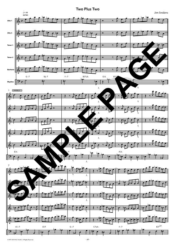 Anderes Coverbild Jazz Conception Saxophone Section 