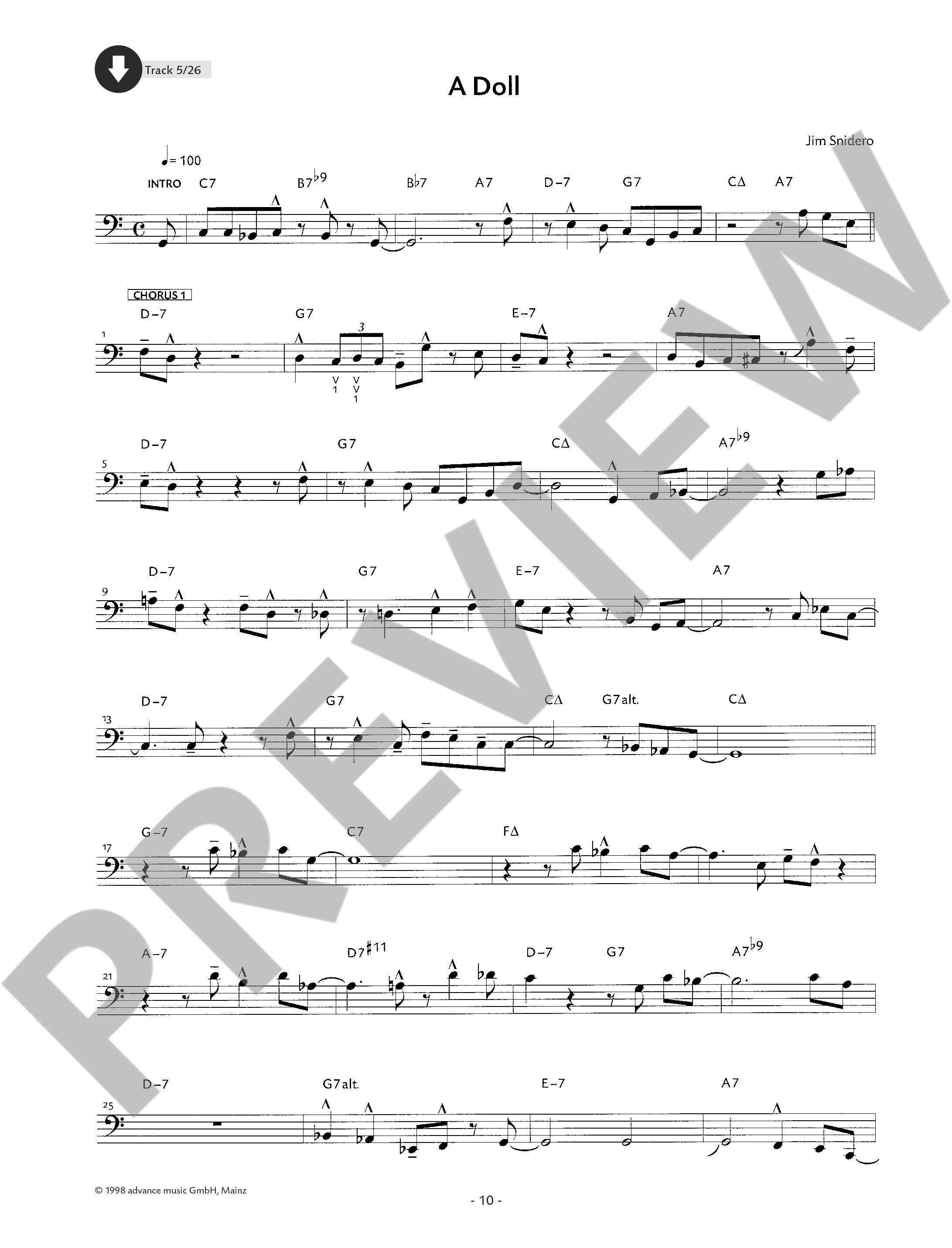 Anderes Coverbild Jazz Conception Bass Trombone 