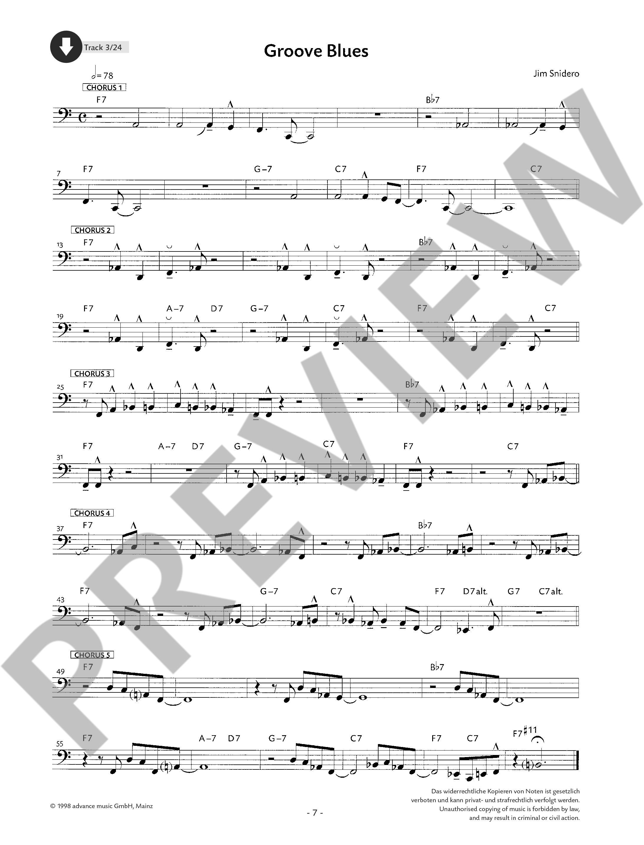 Anderes Coverbild Jazz Conception Bass Trombone 
