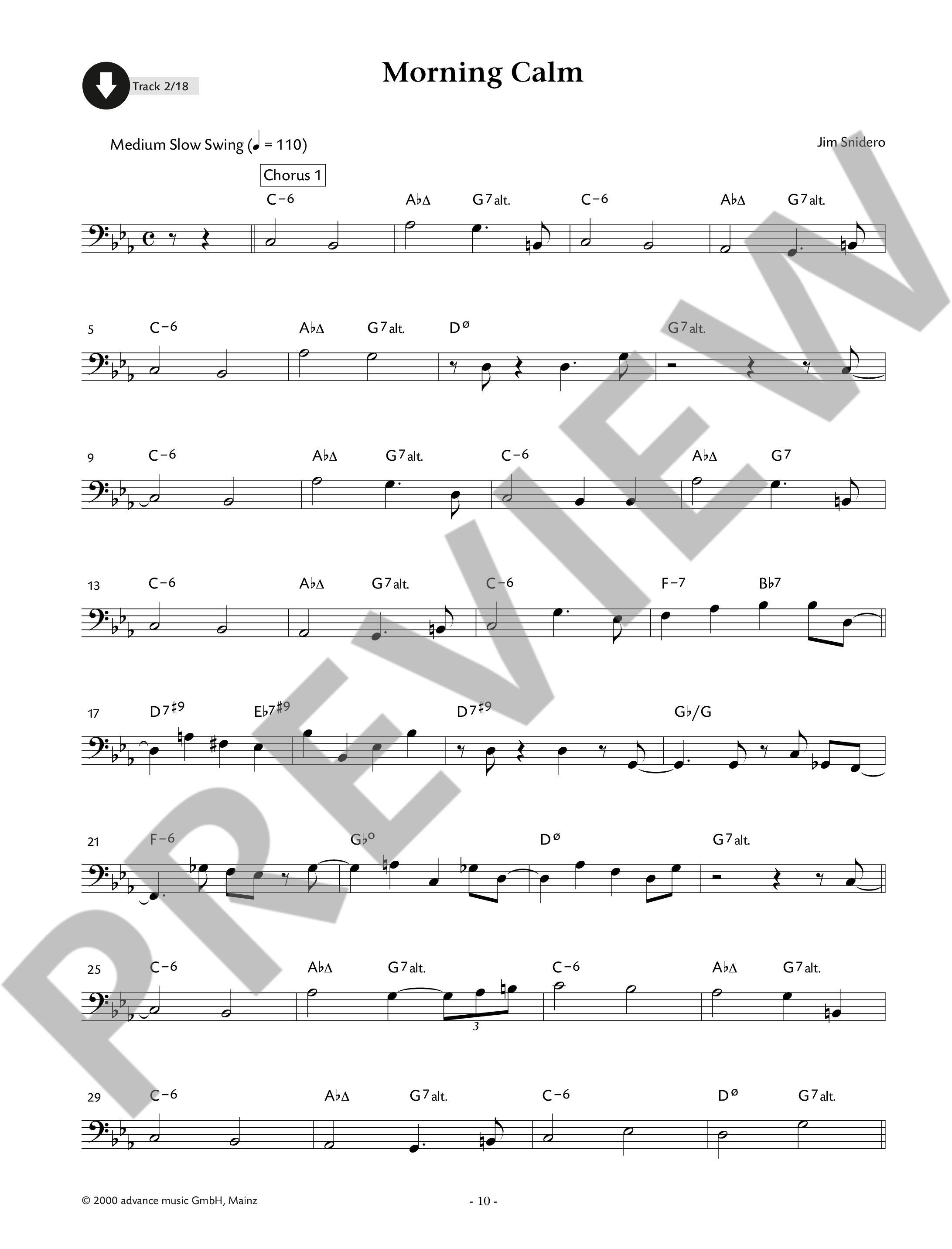 Anderes Coverbild Easy Jazz Conception Bass Lines 