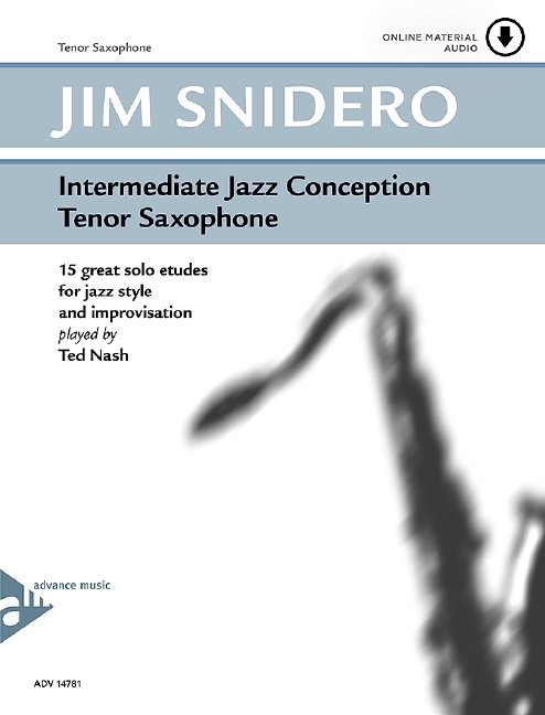Vorderes Coverbild Intermediate Jazz Conception Tenor Saxophone 