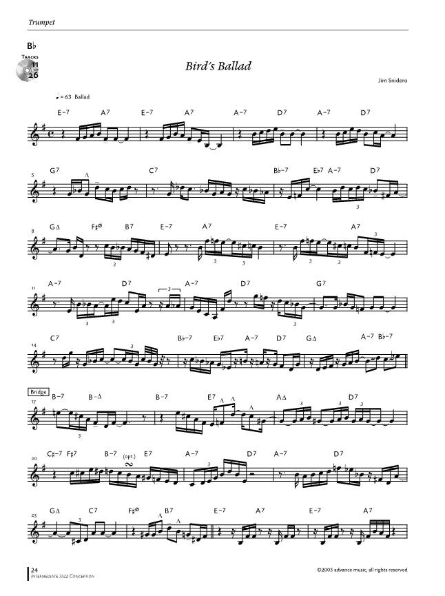 Anderes Coverbild Intermediate Jazz Conception Trumpet 