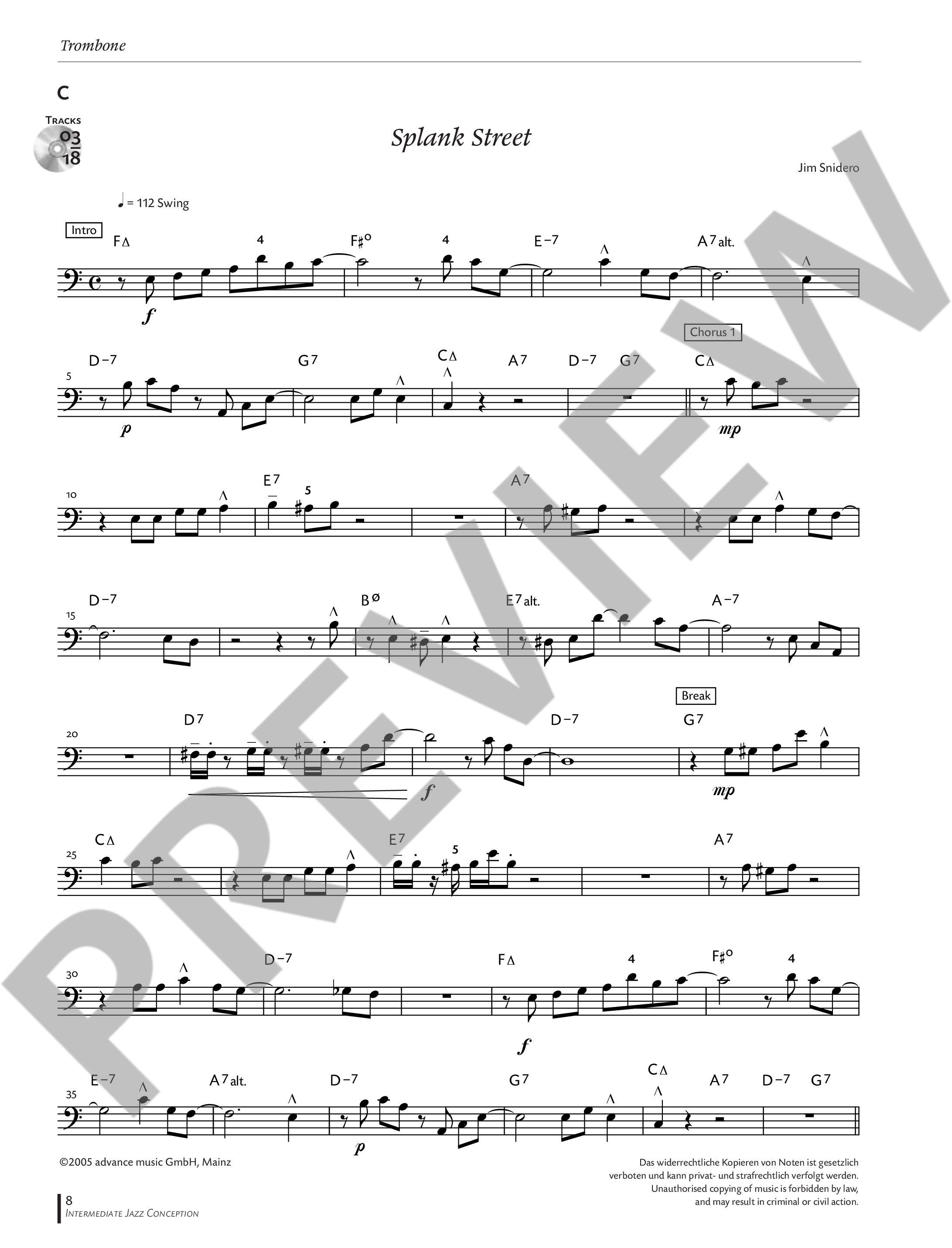 Anderes Coverbild Intermediate Jazz Conception Trombone 