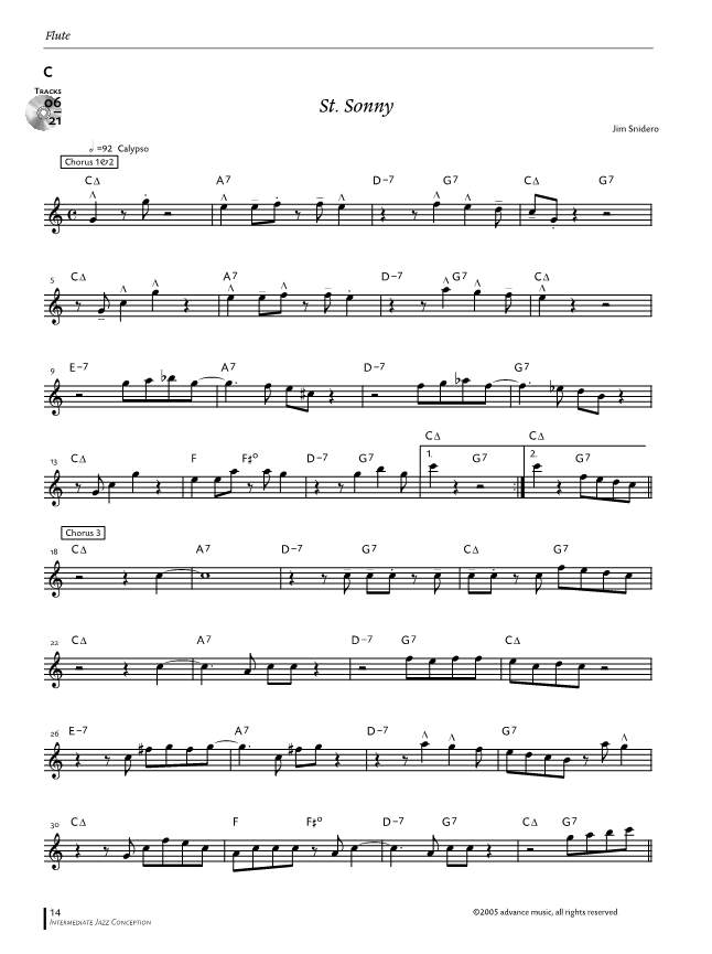 Anderes Coverbild Intermediate Jazz Conception Flute 