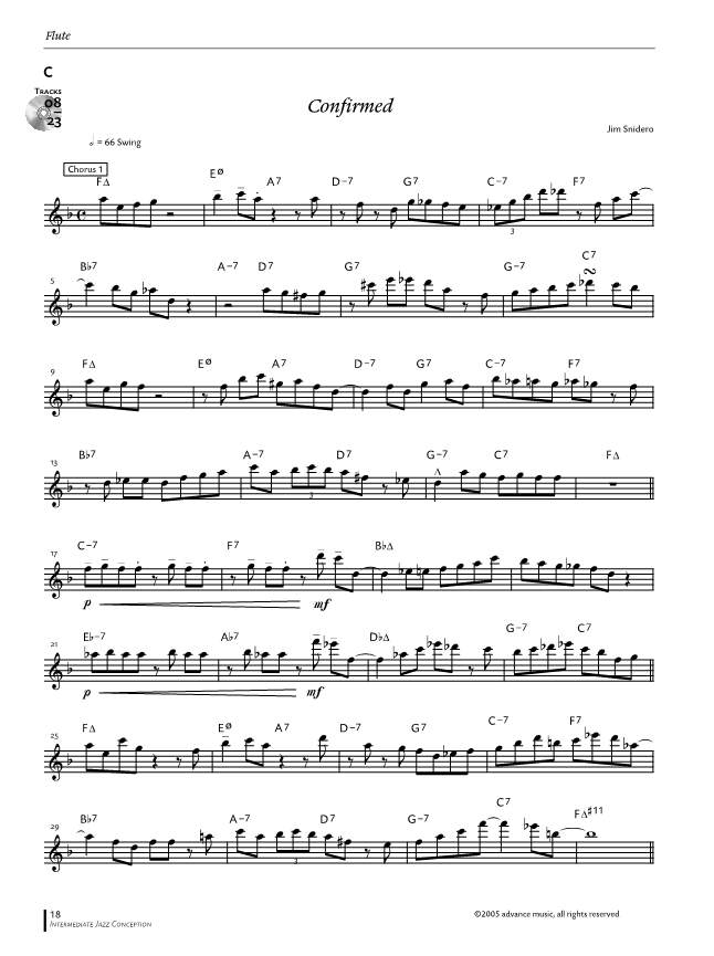 Anderes Coverbild Intermediate Jazz Conception Flute 