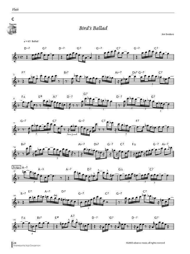 Anderes Coverbild Intermediate Jazz Conception Flute 