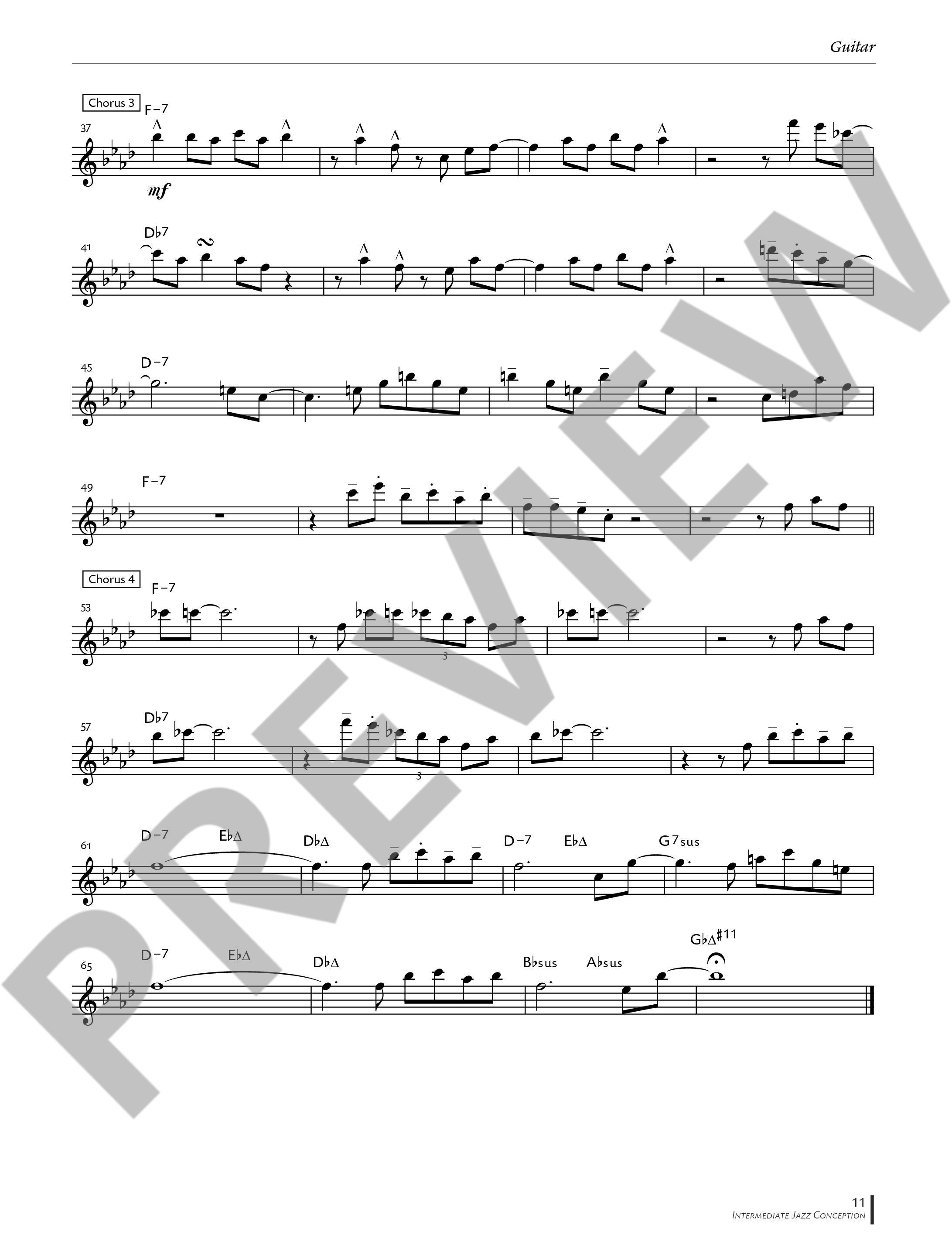 Anderes Coverbild Intermediate Jazz Conception Guitar 