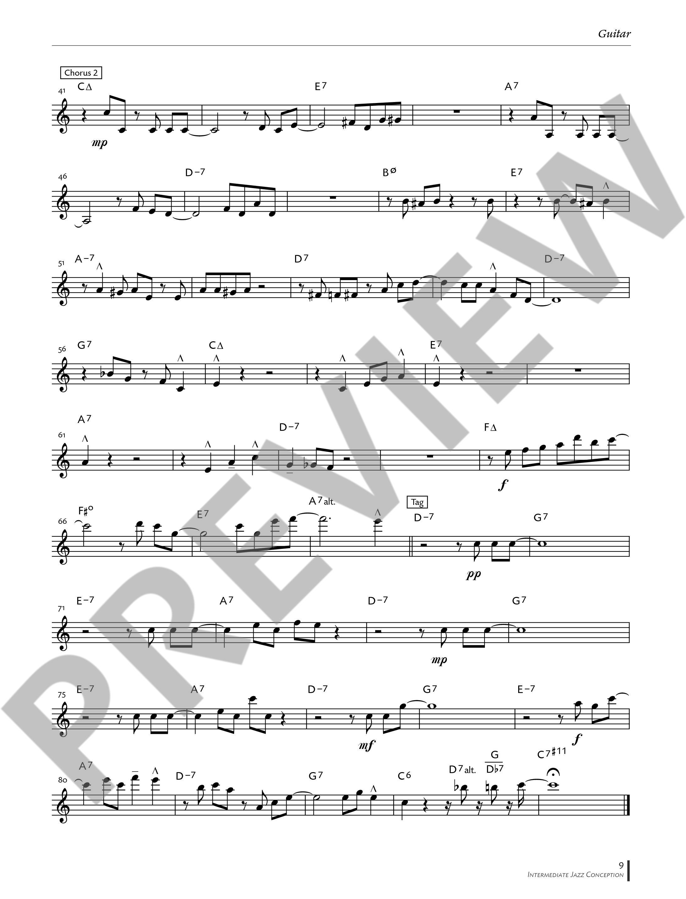 Anderes Coverbild Intermediate Jazz Conception Guitar 