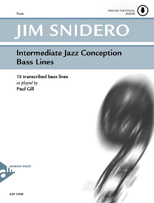 Vorderes Coverbild Intermediate Jazz Conception Bass Lines 
