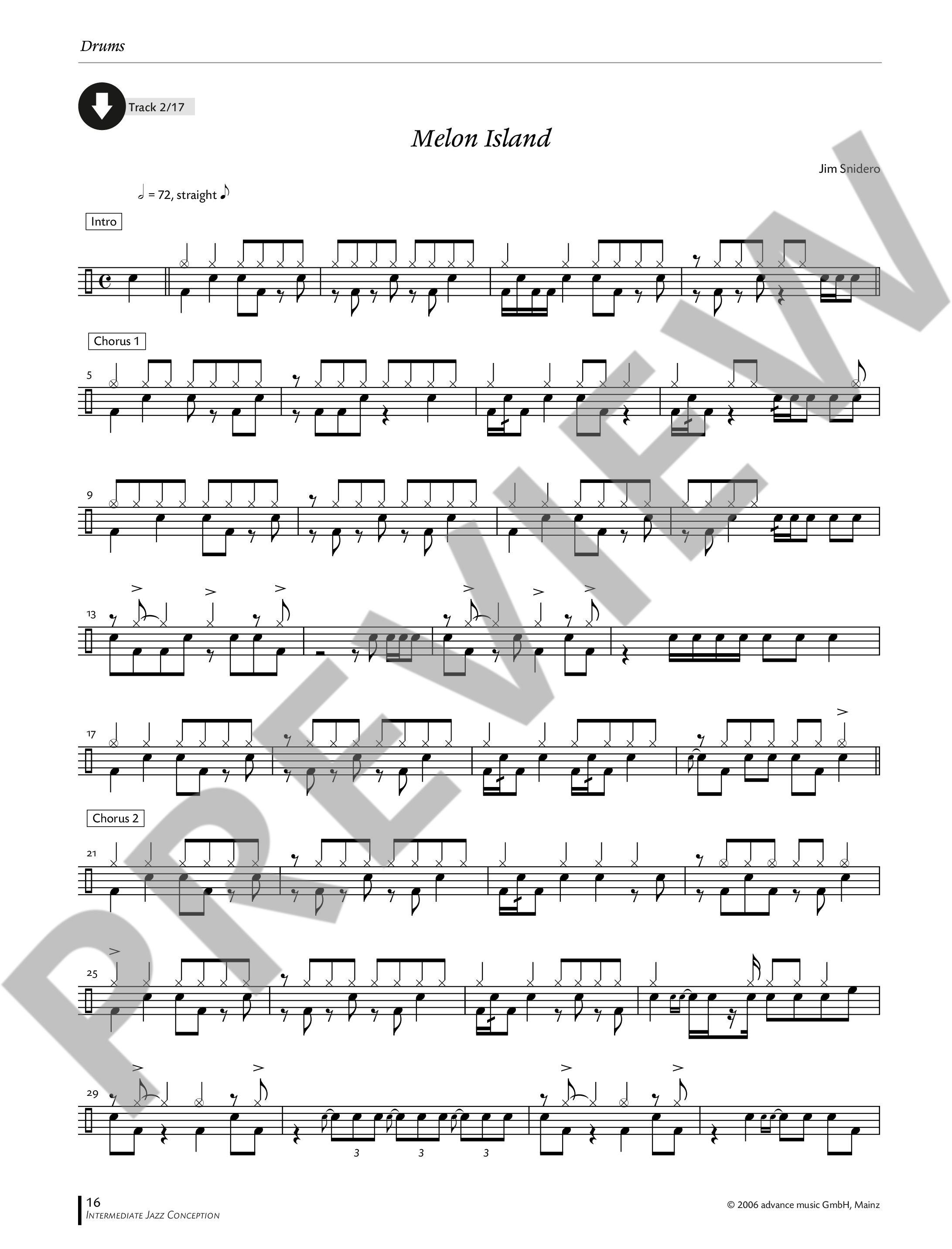 Anderes Coverbild Intermediate Jazz Conception Drums Accompanying 