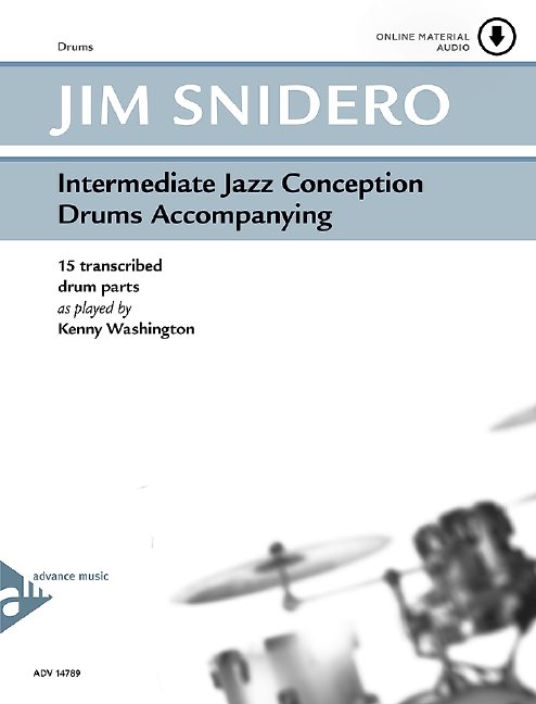 Vorderes Coverbild Intermediate Jazz Conception Drums Accompanying 