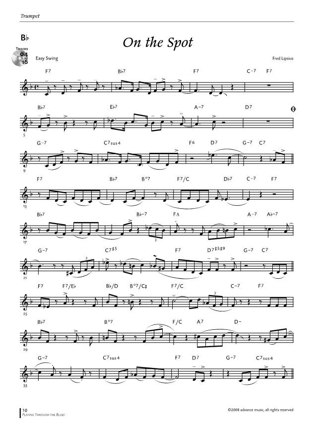Anderes Coverbild Playing Through The Blues - Trumpet 