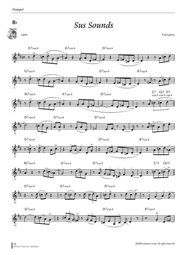 Anderes Coverbild Playing Through The Blues - Trumpet 