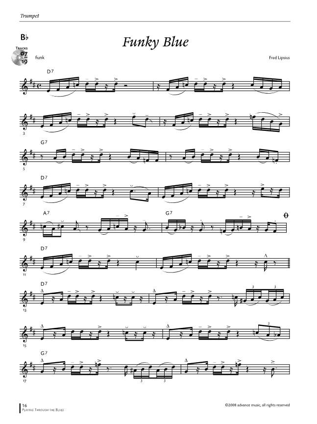 Anderes Coverbild Playing Through The Blues - Trumpet 