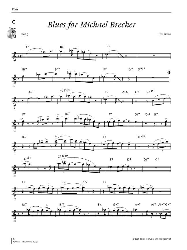 Anderes Coverbild Playing Through the Blues - Flute 