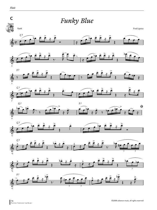 Anderes Coverbild Playing Through the Blues - Flute 