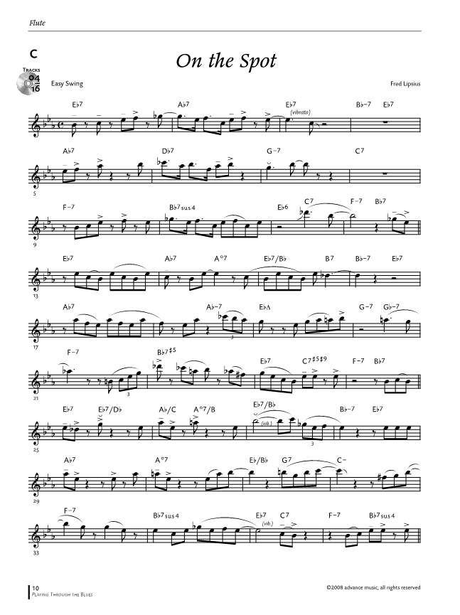 Anderes Coverbild Playing Through the Blues - Flute 