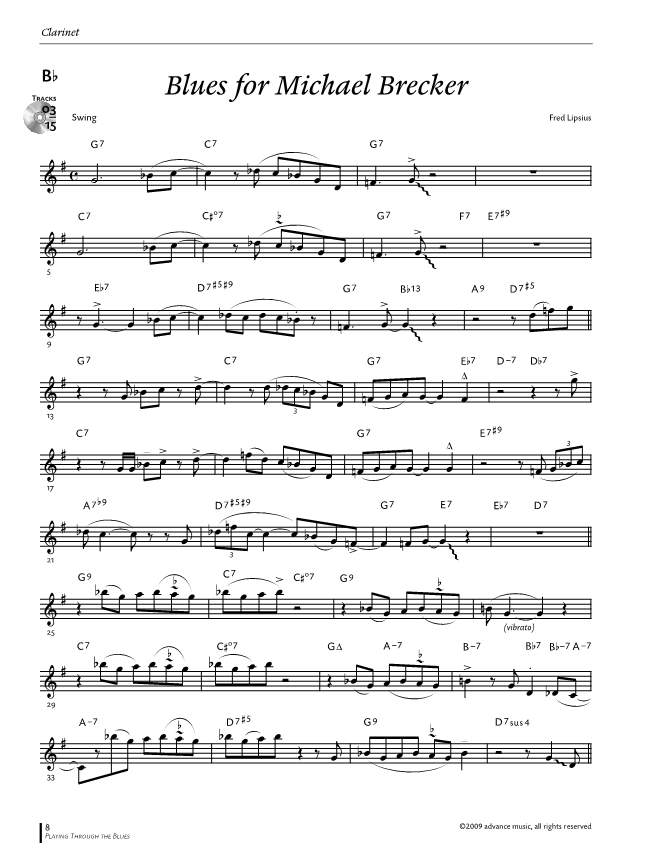 Anderes Coverbild Playing Through The Blues - Clarinet 