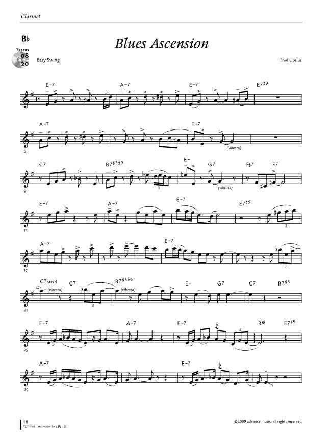 Anderes Coverbild Playing Through The Blues - Clarinet 