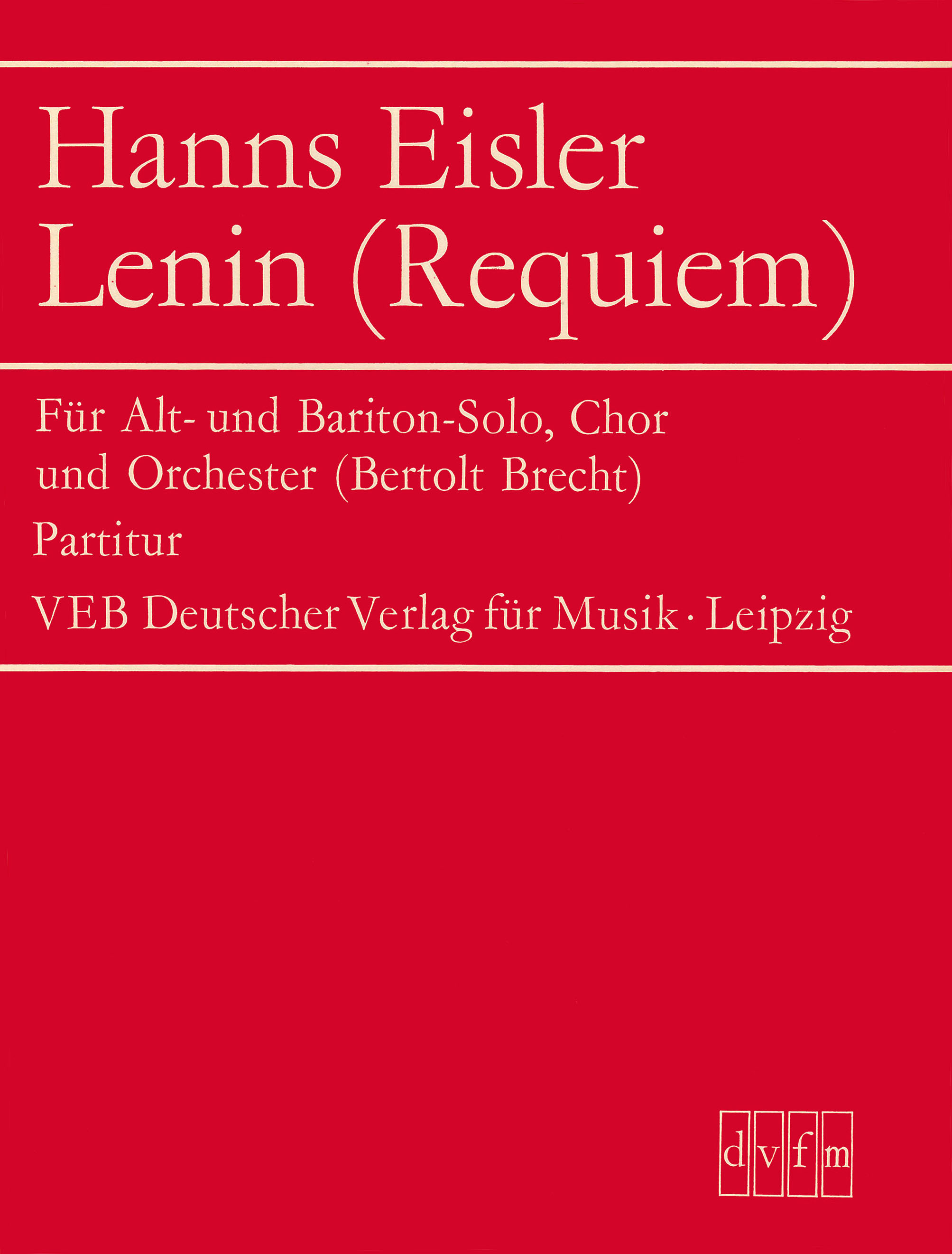 Anderes Coverbild Lenin (Requiem)