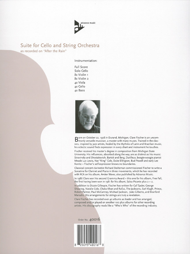 Anderes Coverbild Suite for Cello and String Orchestra 