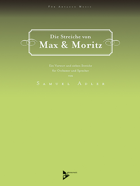 Vorderes Coverbild Die Streiche von Max & Moritz 
