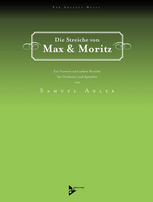 Vorderes Coverbild Die Streiche von Max & Moritz 