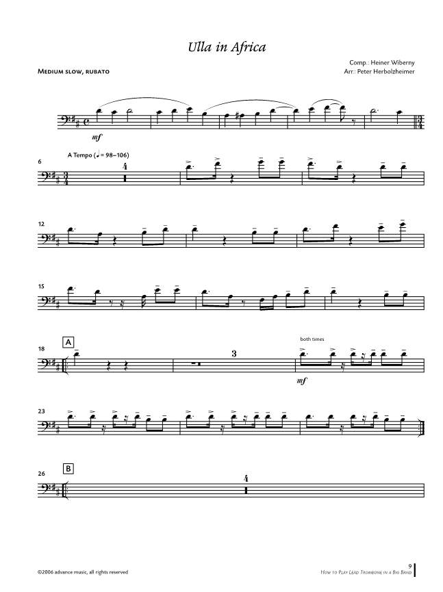 Anderes Coverbild How to play Lead Trombone in a Big Band 