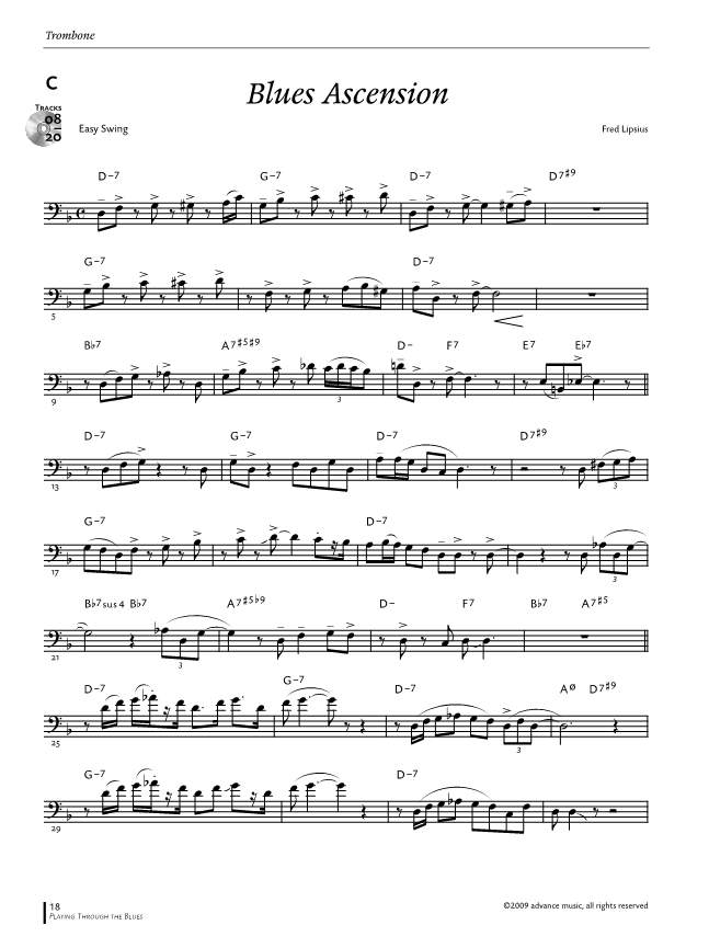 Anderes Coverbild Playing Through The Blues - Trombone 
