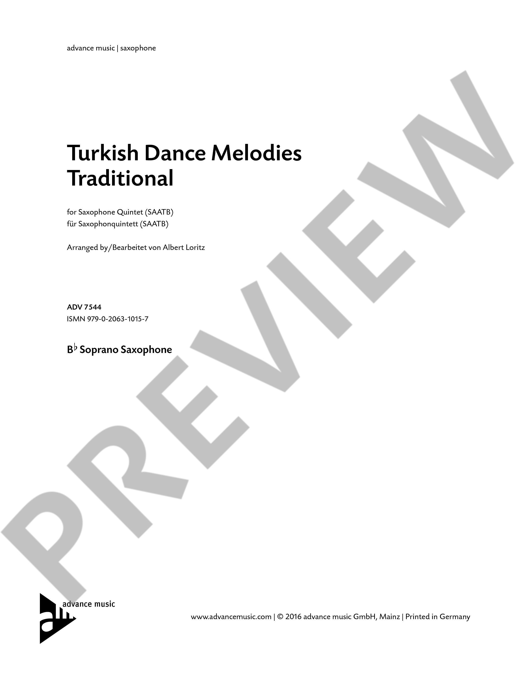 Anderes Coverbild Turkish Dance Melodies 