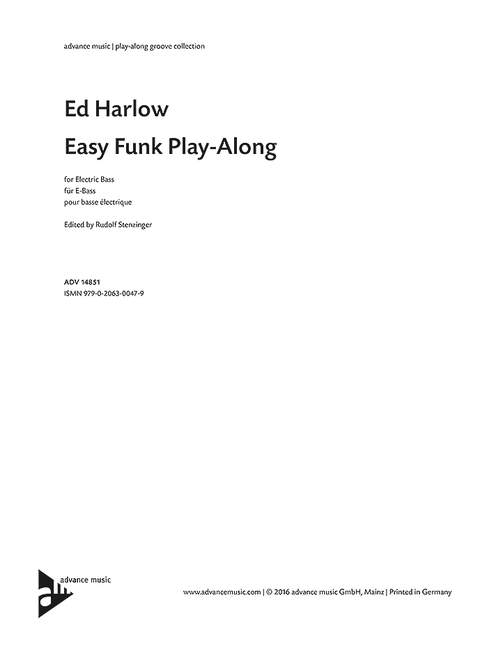 Vorderes Coverbild Easy Funk Play-Along 