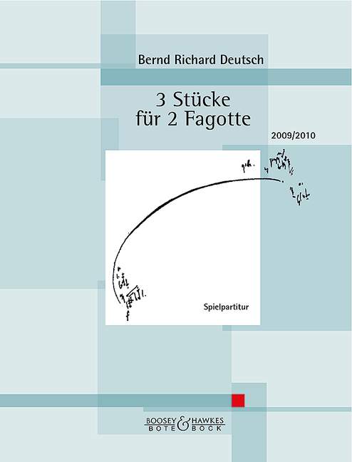 Vorderes Coverbild 3 Stücke für 2 Fagotte Nr. 27 