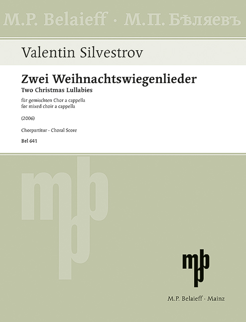 Vorderes Coverbild Zwei Weihnachtswiegenlieder 