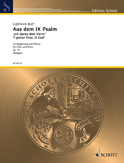 Vorderes Coverbild Aus dem IX Psalm op. 19 