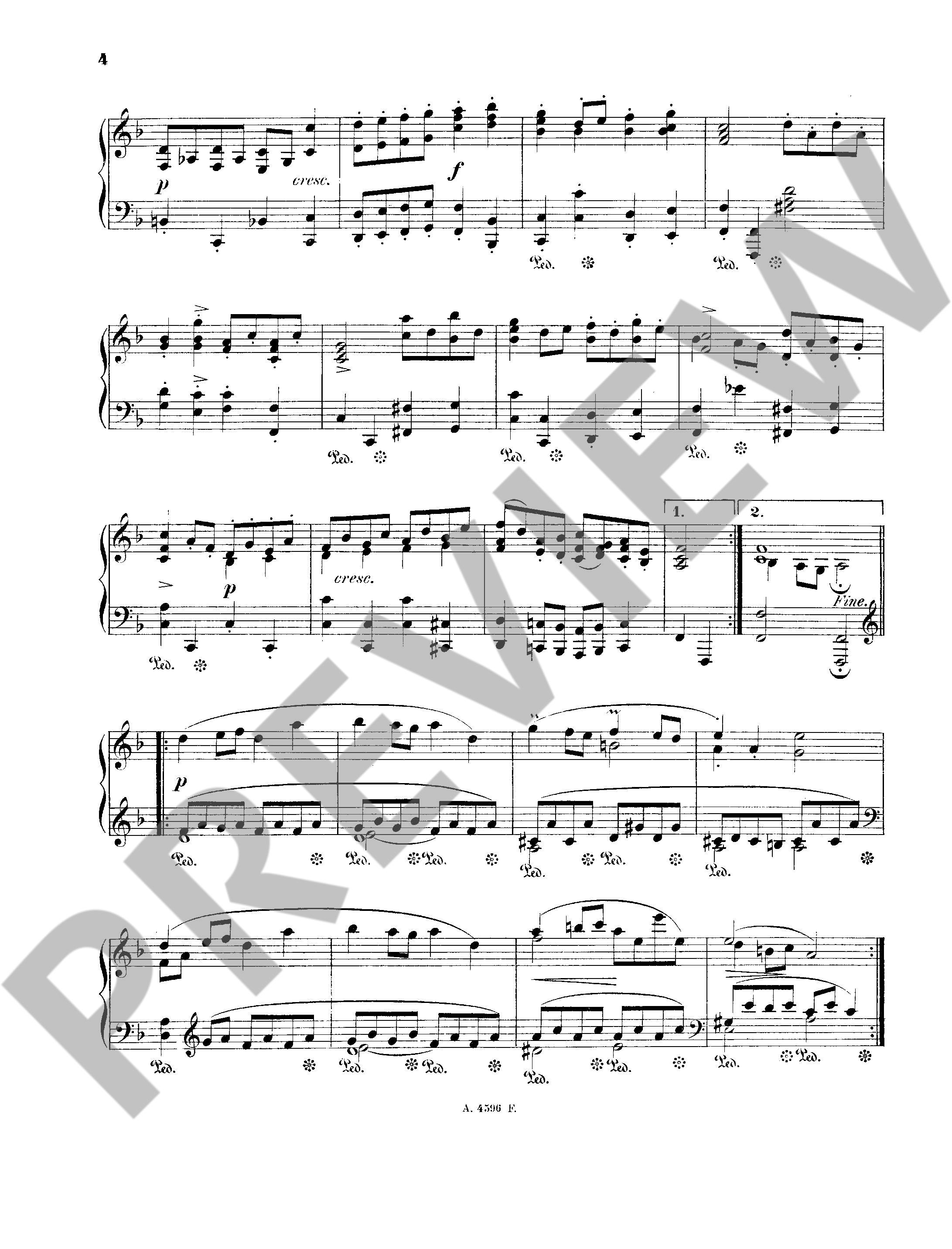 Anderes Coverbild Gavotte (F-Dur) und Menuet (E-Dur) op. 14 / op. 15 