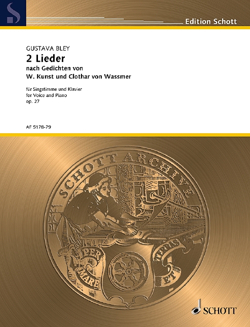 Vorderes Coverbild Zwei Lieder op. 27 