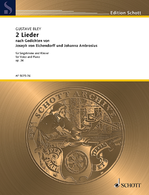 Vorderes Coverbild Zwei Lieder op. 26 