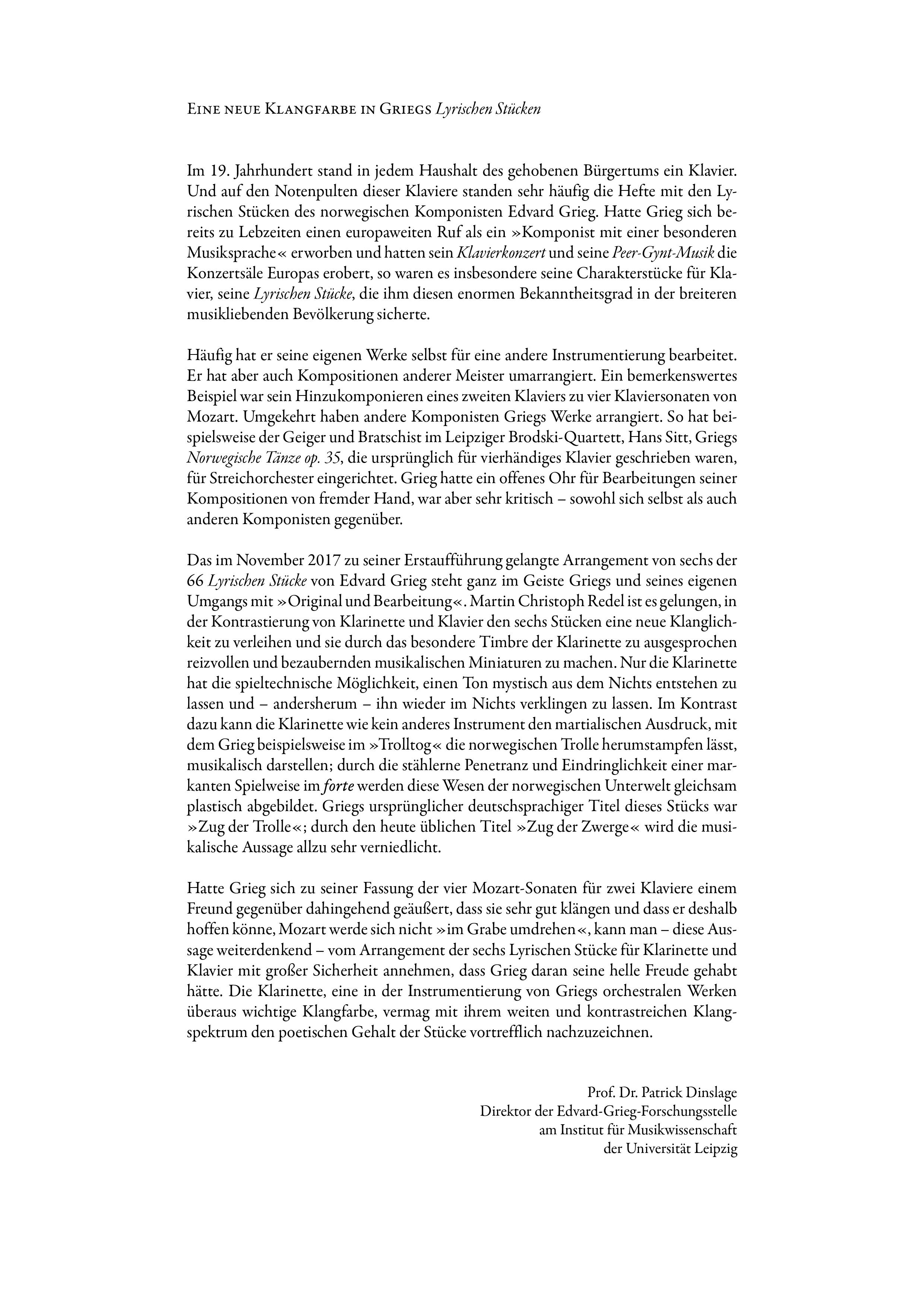 Anderes Coverbild Sechs lyrische Stücke 