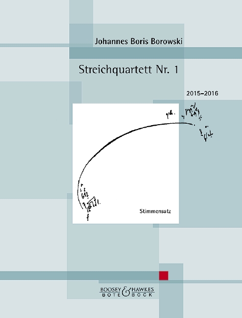 Vorderes Coverbild Streichquartett Nr. 1 