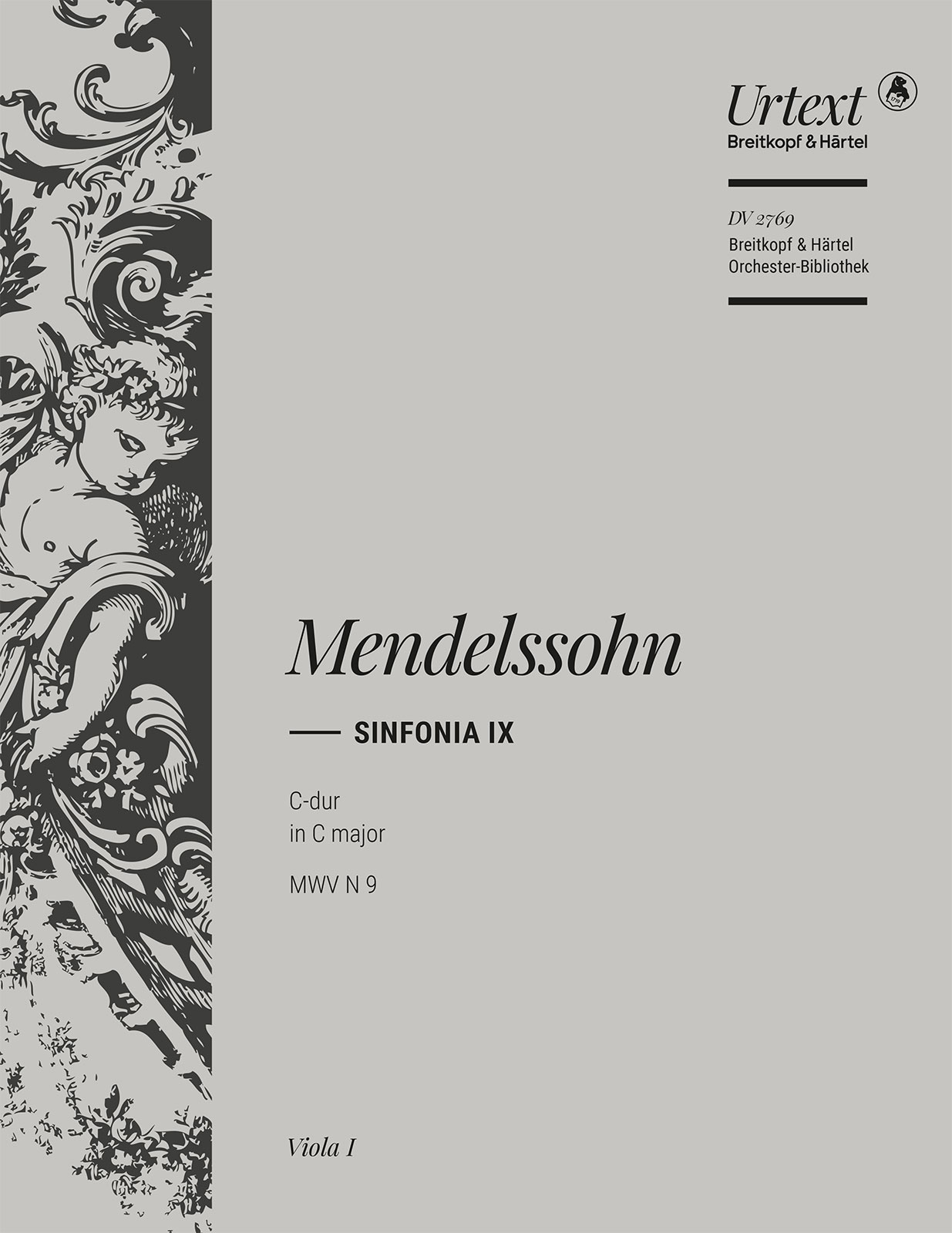Vorderes Coverbild Sinfonia IX c-moll / C-dur MWV N 9