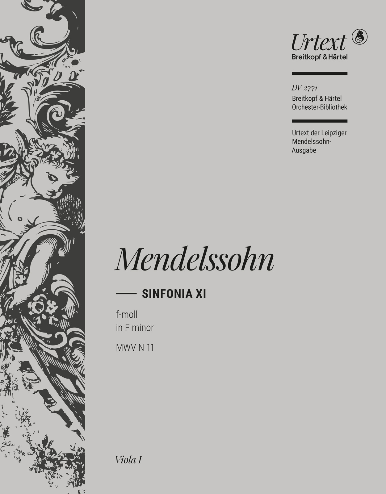 Vorderes Coverbild Sinfonia XI F-dur / f-moll MWV N 11