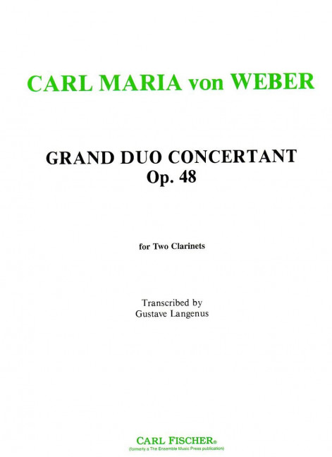 Vorderes Coverbild Grand Duo Concertant op. 48 