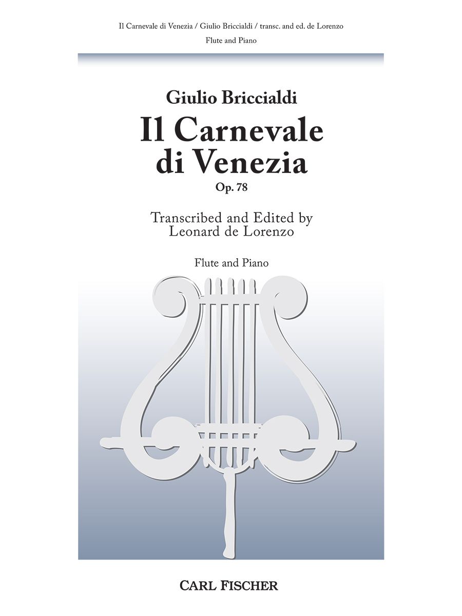 Vorderes Coverbild Il Carnevale di Venezia F-Dur op. 78