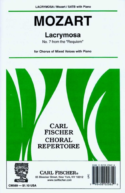 Vorderes Coverbild Lacrymosa 