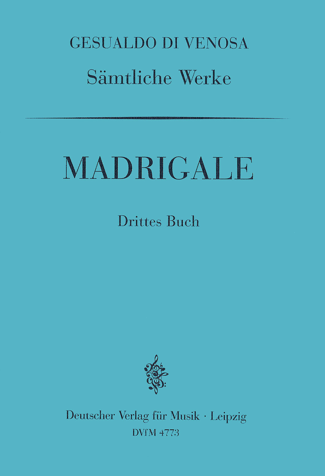 Vorderes Coverbild Sämtliche Werke III: Madrigale, 3. Buch
