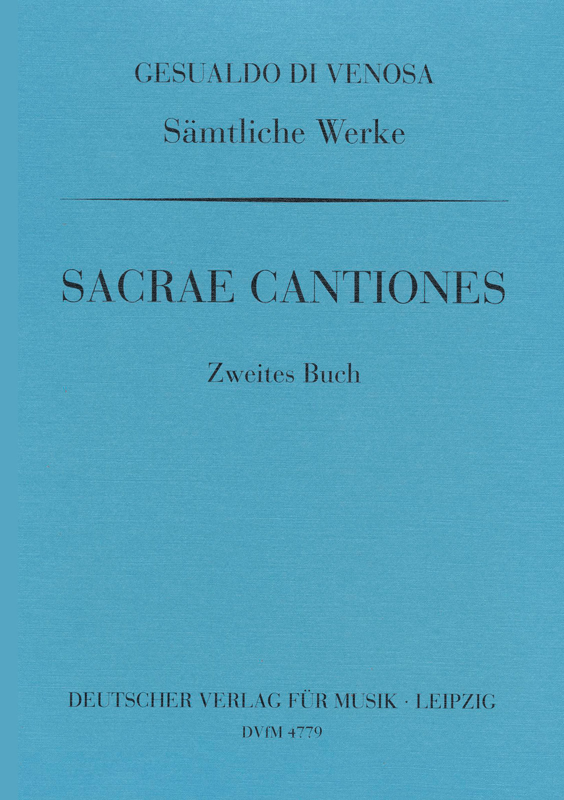 Vorderes Coverbild Sämtliche Werke IX: Sacrae Cantiones II