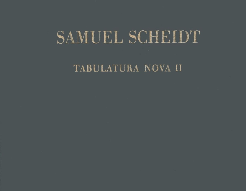 Anderes Coverbild Tabulatura nova, Teil II