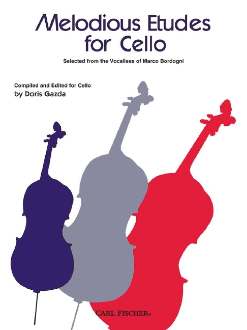 Vorderes Coverbild Melodious Etudes for Cello 