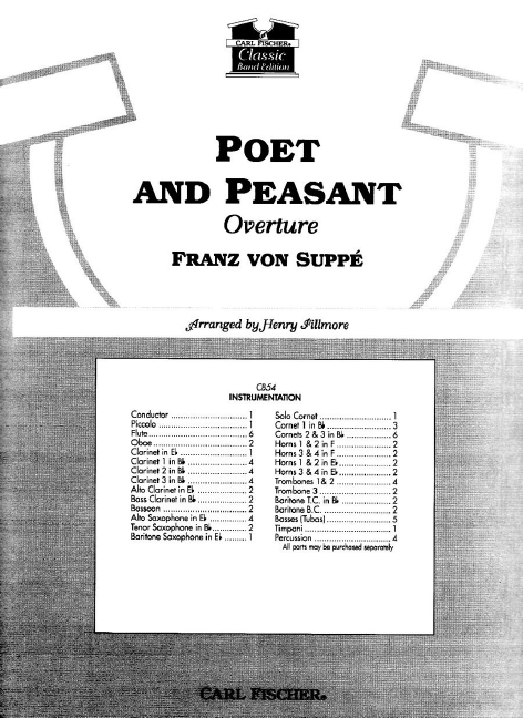 Vorderes Coverbild Poet and Peasant (Overture) 