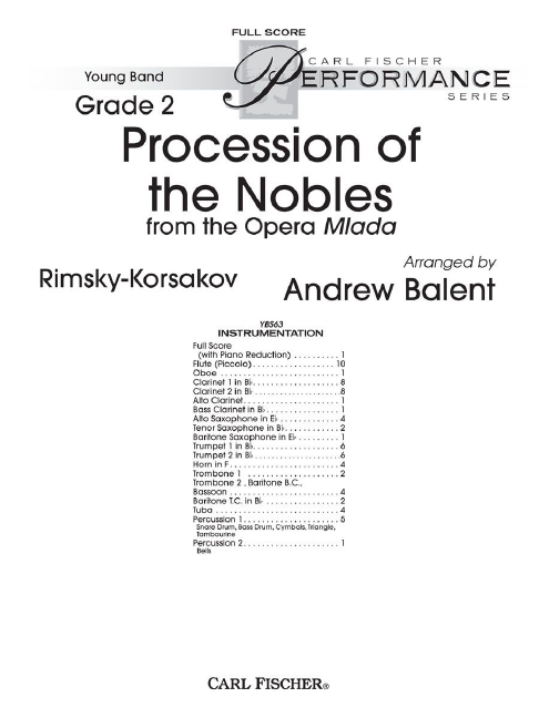 Vorderes Coverbild Procession Of The Nobles from 'Mlada' 